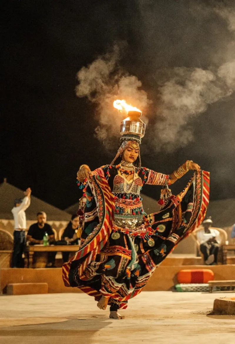 candle light in jaisalmer